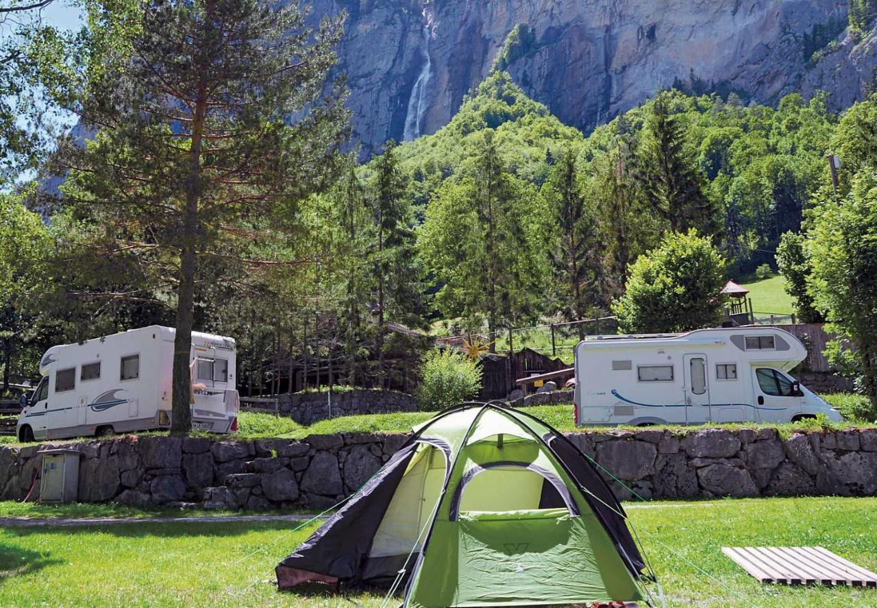 Camping Jungfrau Hotell Lauterbrunnen Exteriör bild